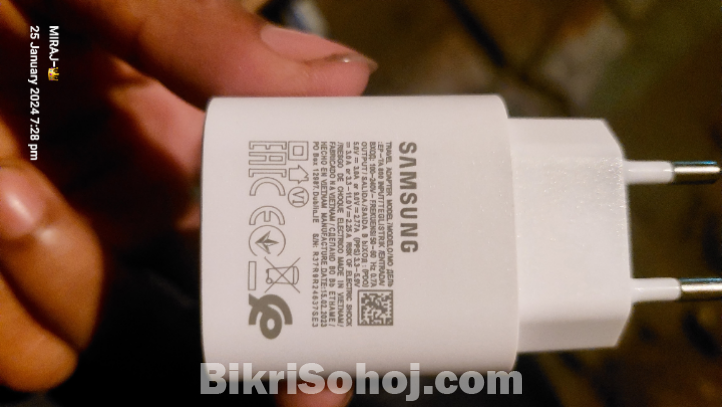 Samsung A52 Original 25w Adapter
